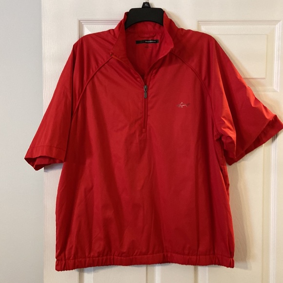 Greg Norman Man Windbreaks Shirt size M excellent condition color red - Picture 5 of 12